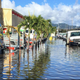 High-tide flooding in Honolulu, Hawaii.